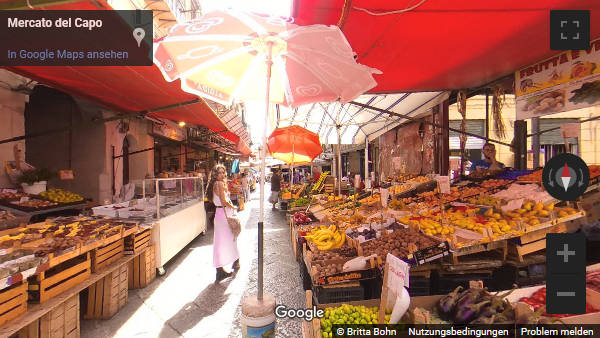 Panorama - Der historische Markt 'Il Capo'