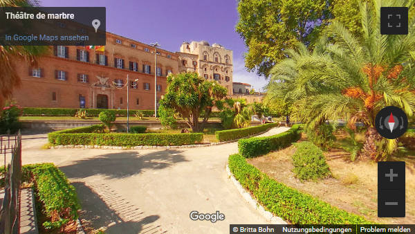 Panorama - Der Normannenpalast von Palermo