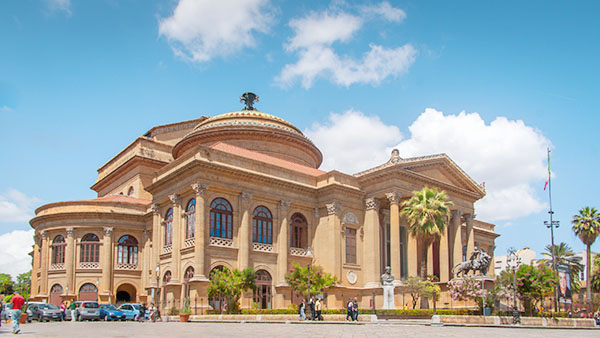 The opera 'Teatro Massimo'