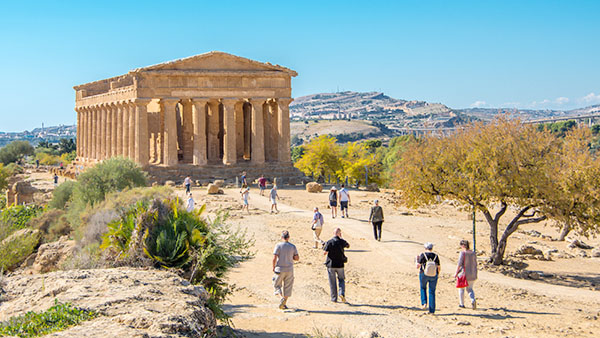Tempio greco vicino ad Agrigento
